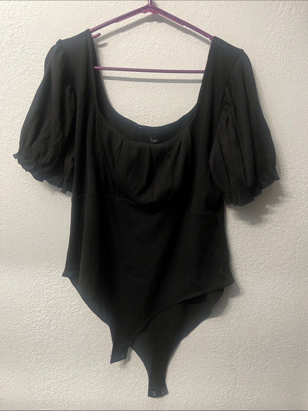 Forever 21 | Black Scoop Neck Bodysuit